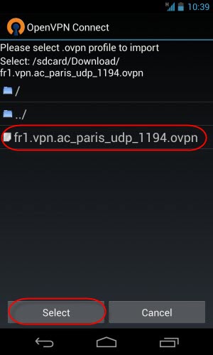 OpenVPN on Android (OpenVPN Connect) - Knowledgebase - vpn.ac
