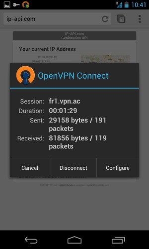 download the new version for android OpenVPN Client 2.6.6
