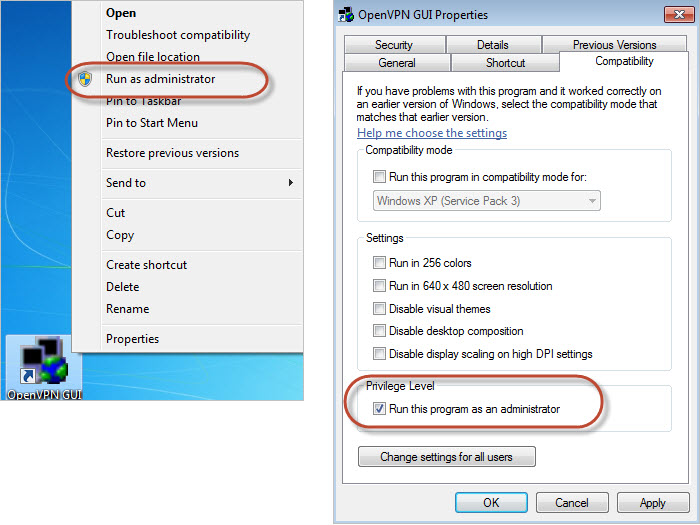 OpenVPN GUI on Windows - Knowledgebase - vpn.ac