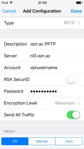 PPTP on iOS